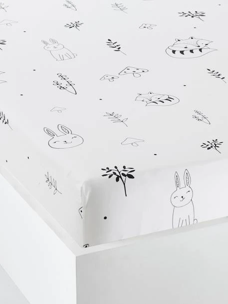 Baby Fitted Sheet, Magic Forest Theme 1 Baby Fitted Sheet, Magic Forest Theme