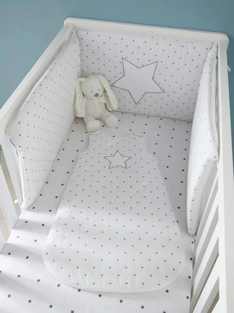 Baby Fitted Sheet, Star Shower Theme – Image 5
