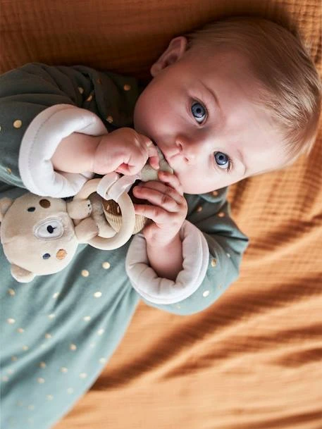 Baby Sleep Bag With Removable Sleeves, Green Forest – Image 5