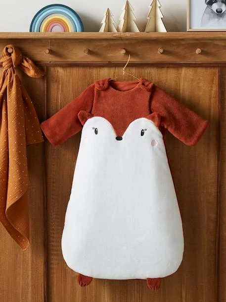 Baby Sleep Bag With Removable Sleeves In Microfibre, Squirrel – Image 2