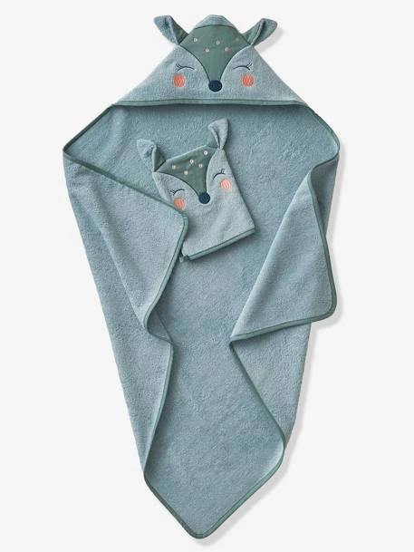 Bath Cape + Mitt, Doe – Image 4