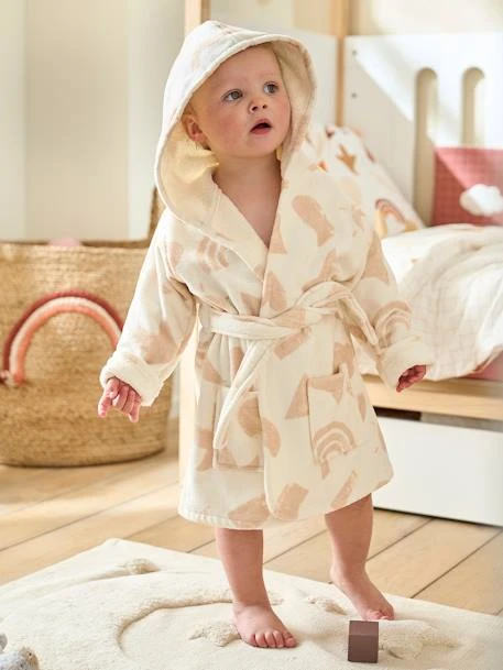 Bathrobe For Babies, In Organic Cotton*, Happy Sky – Image 4