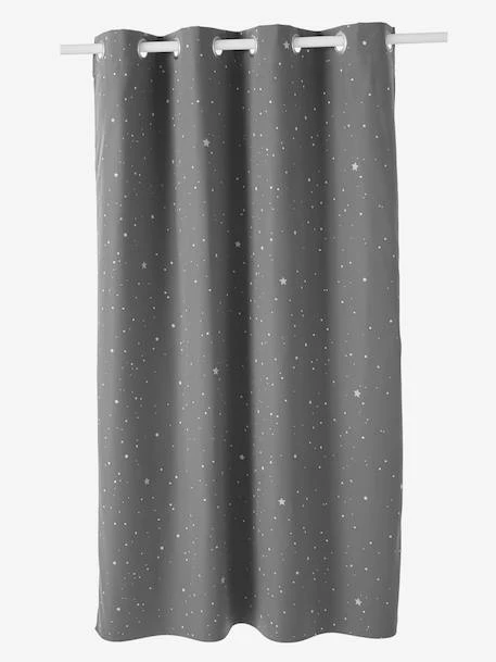 Blackout Curtain With Glow-in-the-Dark Details, Stars – Image 2