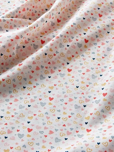 Children's Duvet Cover + Pillowcase Set, Happy Hearts Theme, Basics – Image 3