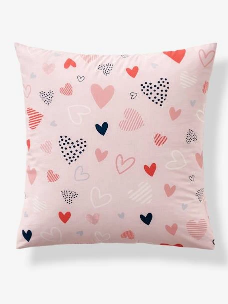 Children's Duvet Cover + Pillowcase Set, Happy Hearts Theme, Basics – Image 4