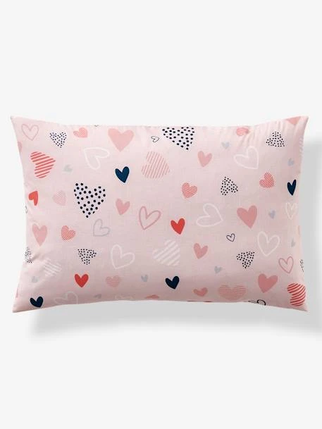 Children's Duvet Cover + Pillowcase Set, Happy Hearts Theme, Basics – Image 5