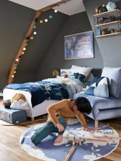 Children's Duvet Cover + Pillowcase Set, Sur Les Rails -Boutique Lilipinso childrens duvet cover pillowcase set sur les rails 3