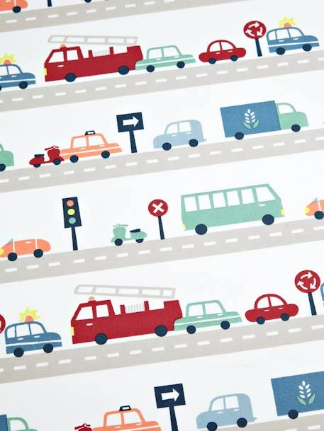 Children's Fitted Sheet, Auto City Theme – Image 3