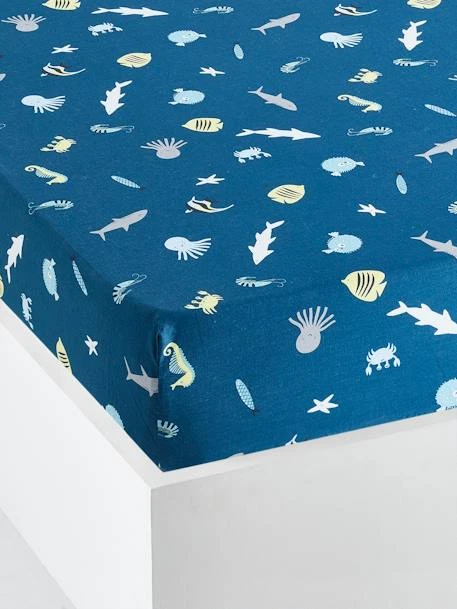 Children's Fitted Sheet, FONDS MARINS