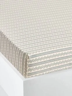 Children's Fitted Sheet In Recycled Cotton, Nomad