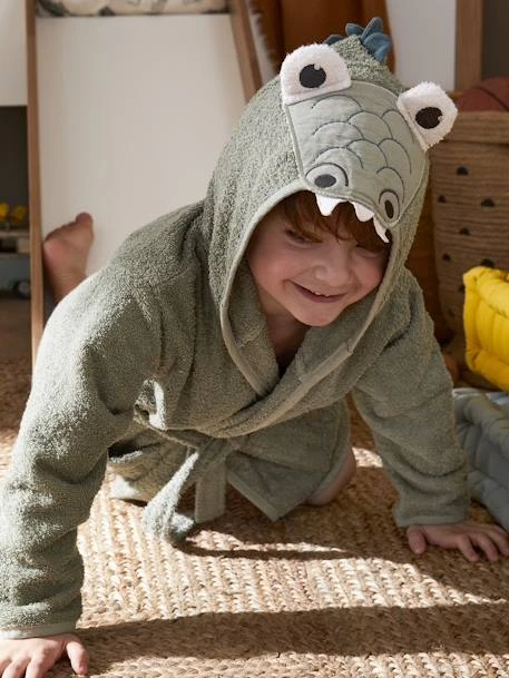 Crocodile Bathrobe For Children – Image 3