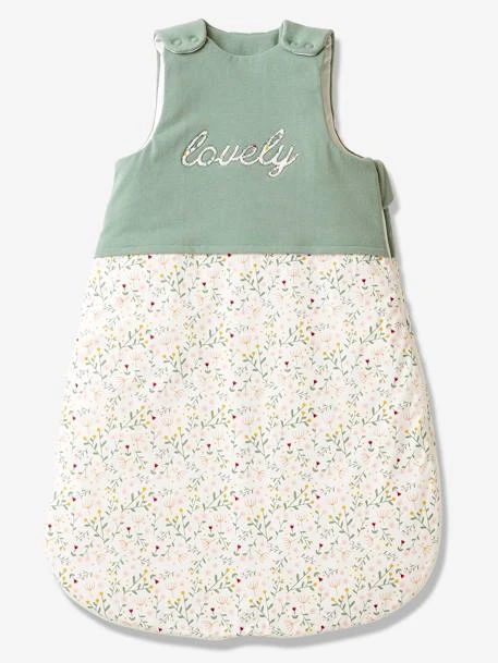 Dual Fabric Baby Sleep Bag With Removable Sleeves, FLEURETTES – Image 6