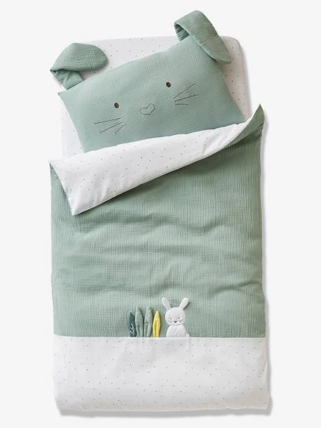 Duvet Cover For Babies, LAPIN VERT – Image 4
