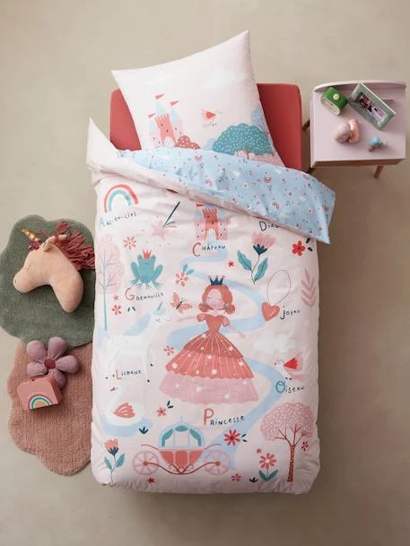 Duvet Cover & Pillowcase Set For Children, ABC Princess 3 Duvet Cover & Pillowcase Set For Children, ABC Princess – Image 3