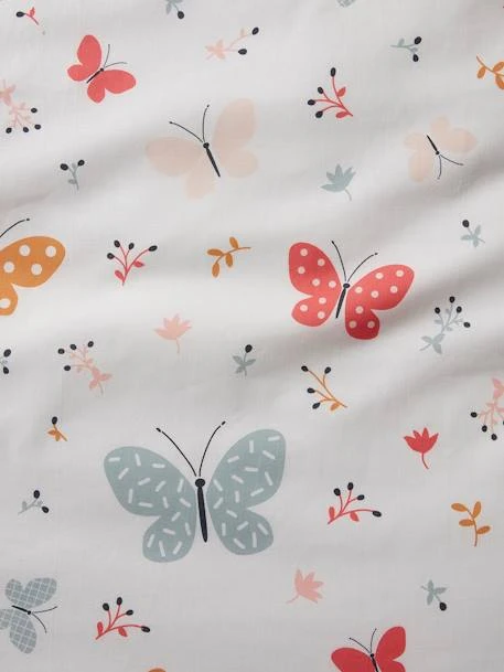 Duvet Cover + Pillowcase Set For Children, Butterflies, Basics – Image 2