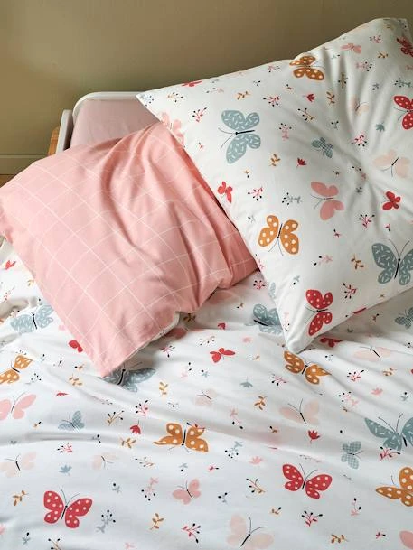 Duvet Cover + Pillowcase Set For Children, Butterflies, Basics – Image 4