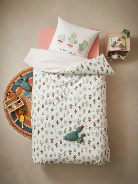 Duvet Cover + Pillowcase Set For Children, Cactus – Image 5