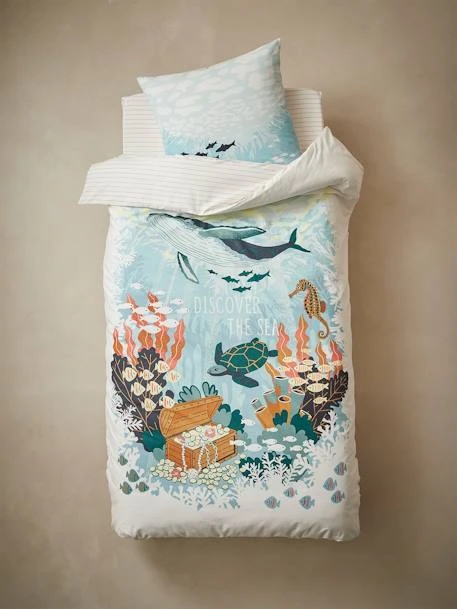 Duvet Cover + Pillowcase Set For Children, Deep Ocean – Image 8