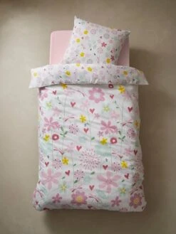 Duvet Cover + Pillowcase Set For Children, Flowers And Dragonflies Theme -Boutique Lilipinso duvet cover pillowcase set for children flowers and dragonflies theme 4