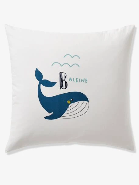 Duvet Cover + Pillowcase Set For Children, Marine Animal Alphabet Theme – Image 7