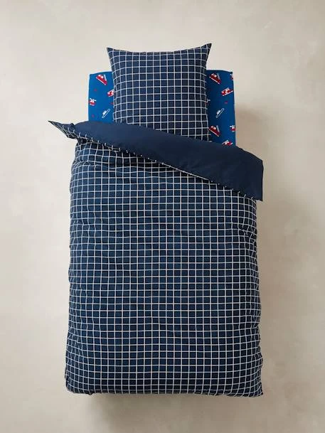 Duvet Cover + Pillowcase Set For Children, 'Petit Pompier' Theme 7 Duvet Cover + Pillowcase Set For Children, 'Petit Pompier' Theme – Image 7