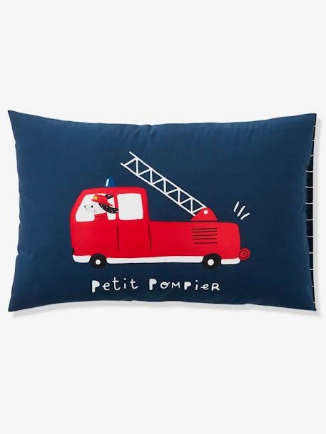 Duvet Cover + Pillowcase Set For Children, 'Petit Pompier' Theme 1 Duvet Cover + Pillowcase Set For Children, 'Petit Pompier' Theme