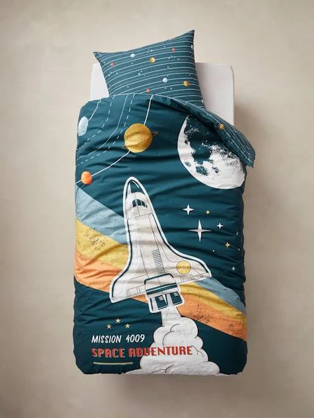 Duvet Cover + Pillowcase Set For Children, SPACE ADVENTURE – Image 6