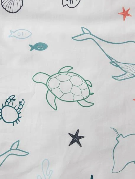 Duvet Cover + Pillowcase Set For Children, Under The Sea, Basics – Image 7