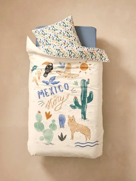 Duvet Cover + Pillowcase Set With Recycled Cotton, Mexicool – Image 5