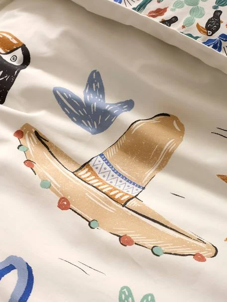 Duvet Cover + Pillowcase Set With Recycled Cotton, Mexicool