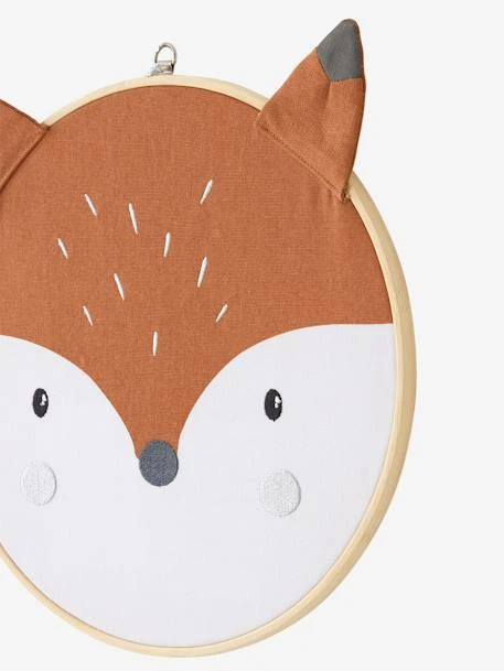 Embroidered Fox Wall Decoration – Image 2