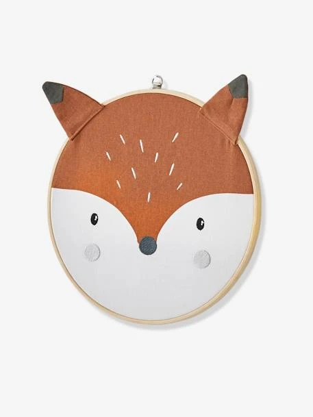 Embroidered Fox Wall Decoration – Image 4