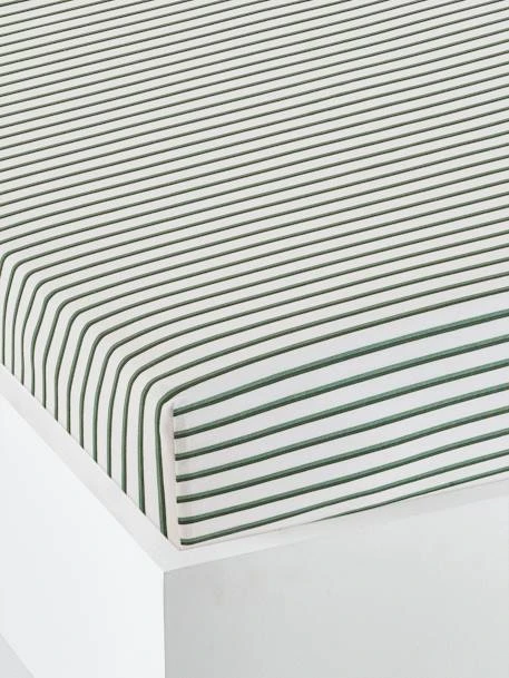 Fitted Sheet For Babies, Green Forest