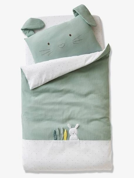 Fitted Sheet For Babies, LAPIN VERT