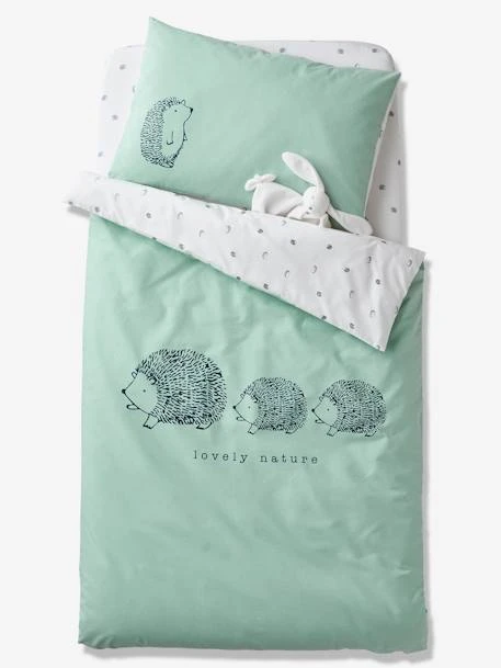 Fitted Sheet For Babies, Organic Collection, LOVELY NATURE Theme