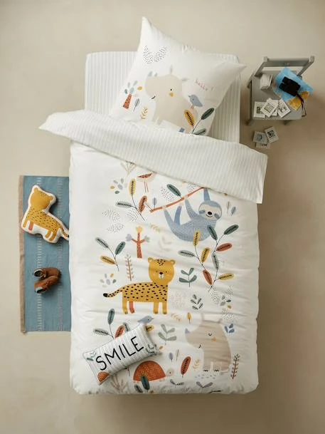 Fitted Sheet For Children, JUNGLE PARADISE 1 Fitted Sheet For Children, JUNGLE PARADISE