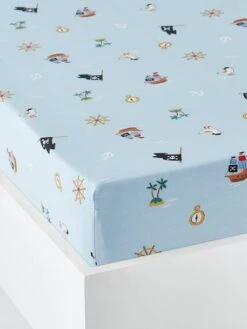 Fitted Sheet For Children, P For Pirate Theme