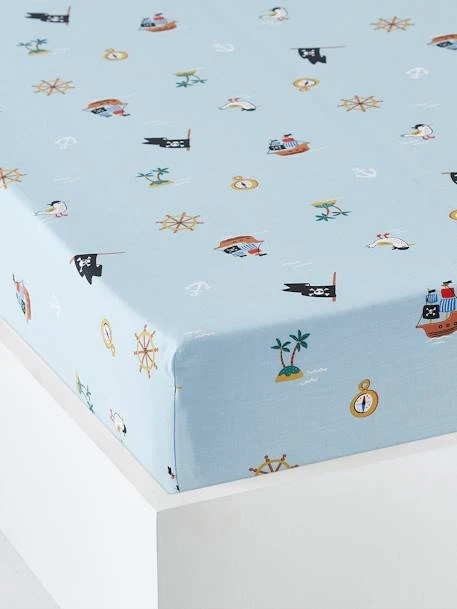 Fitted Sheet For Children, P For Pirate Theme