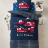 Fitted Sheet For Children, 'Petit Pompier' Theme