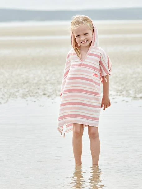 Fouta Striped Poncho For Children 3 Fouta Striped Poncho For Children – Image 3