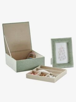 Gift Box Set, Frame + Storage Box In Velour