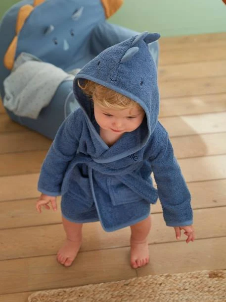 Little Dino Bathrobe For Babies 1 Little Dino Bathrobe For Babies