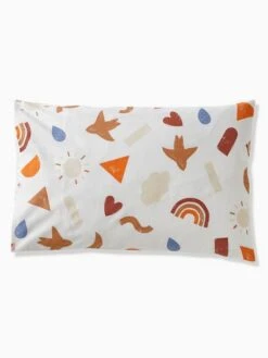 Organic Cotton Pillowcase For Babies, Happy Sky