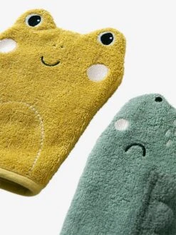 Pack Of 2 Bath Mitts, Under The Ocean