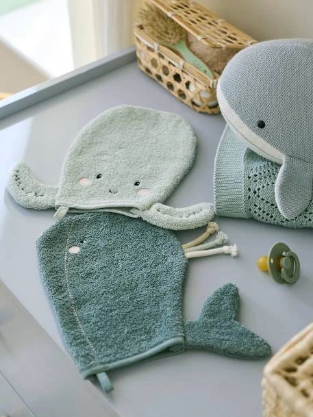 Pack Of 2 Bath Mitts, Under The Ocean – Image 6