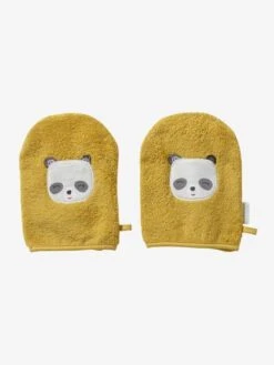 Pack Of 2 Wash Mitts, Panda
