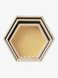 Pack Of 3 Hexagonal Shelves 7 Pack Of 3 Hexagonal Shelves -Boutique Lilipinso pack of 3 hexagonal shelves 2