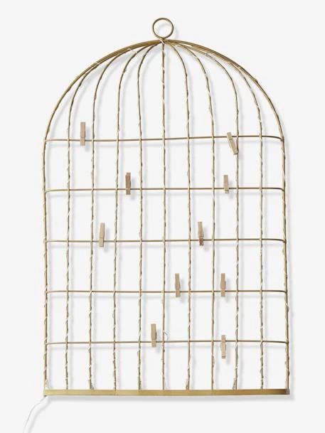 Picture In Light-Up Metal, Bird Cage