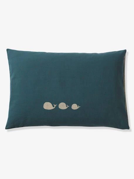 Pillowcase For Babies, Navy Sea – Image 2