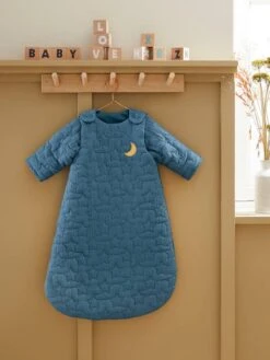 Quilted Baby Sleep Bag With Removable Sleeves In Organic Cotton* Gauze, Dream Nights 12 Quilted Baby Sleep Bag With Removable Sleeves In Organic Cotton* Gauze, Dream Nights -Boutique Lilipinso quilted baby sleep bag with removable sleeves in organic cotton gauze dream nights 3